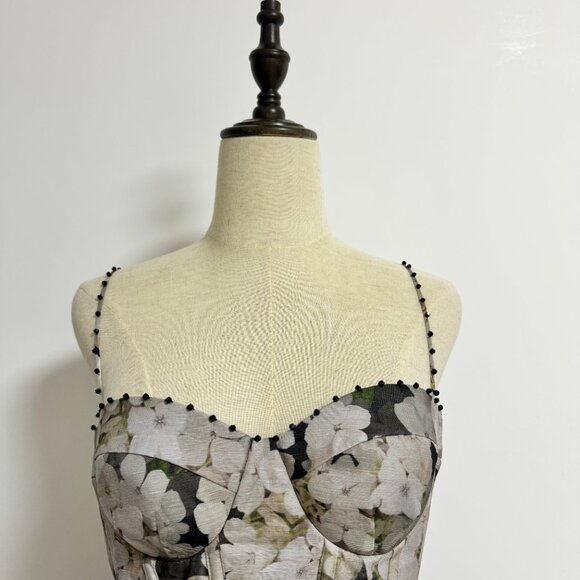 Zimmermann Balance linen and silk bustier dress - Picture 8 of 12